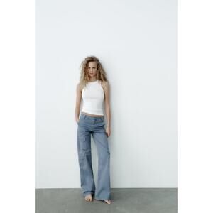 Zara Relaxed Fit Cargo Pants